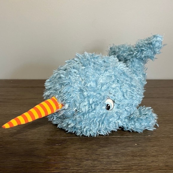 Bunnies By The‎ Bay Wally Narwal Whale 15" Plush - Picture 1 of 5